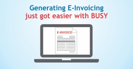 E-Invoice in BUSY