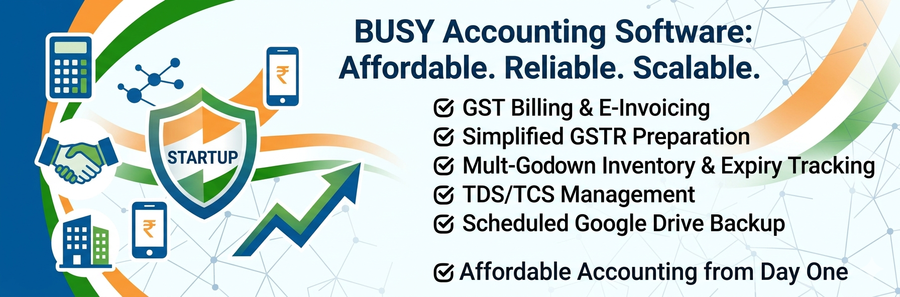 BUSY Software for Startups - Affordable Accounting from Day One